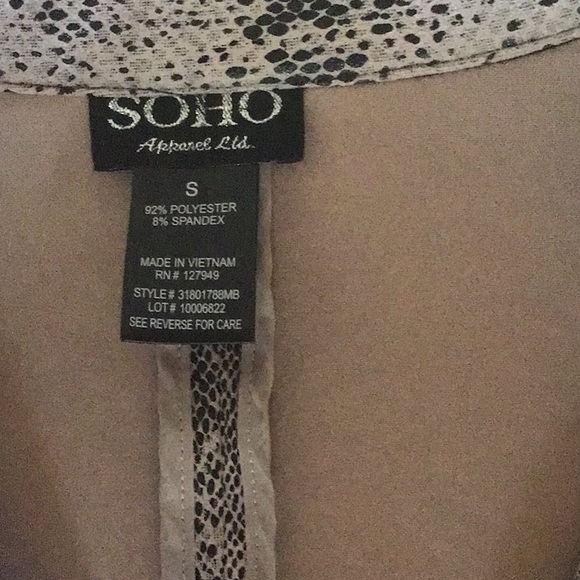 SOHO Snake-Pattern Jacket - Picture 8 of 9